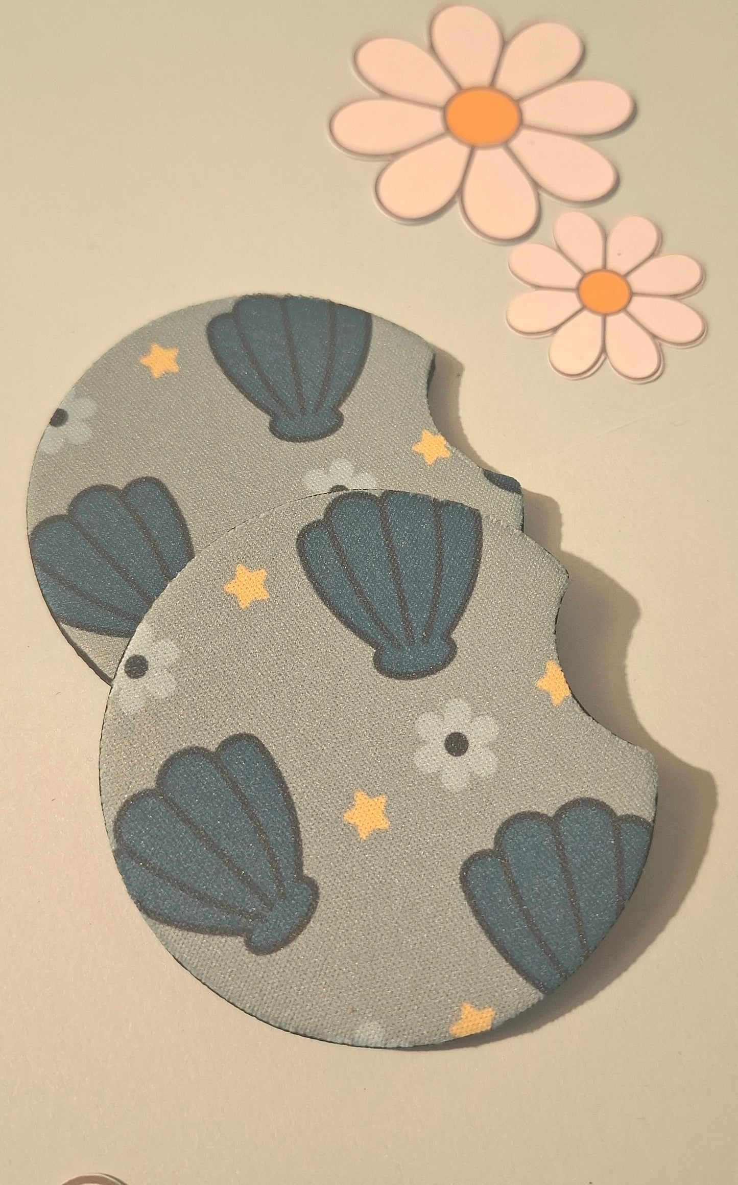 Sea Shells Car Coasters