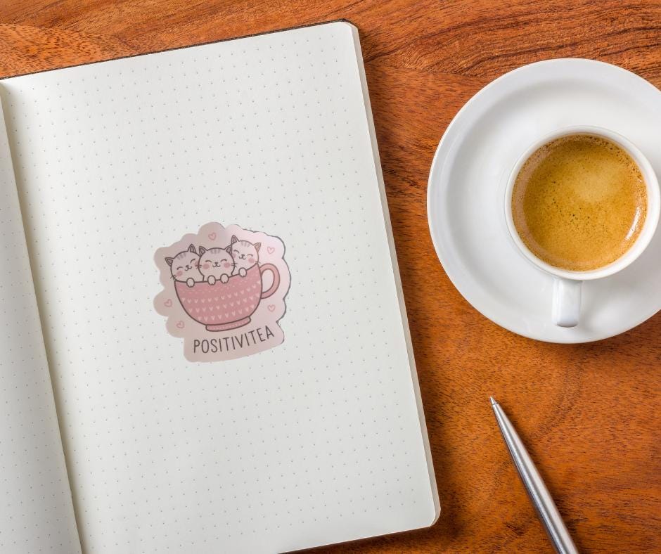 Positivitea Cat Sticker