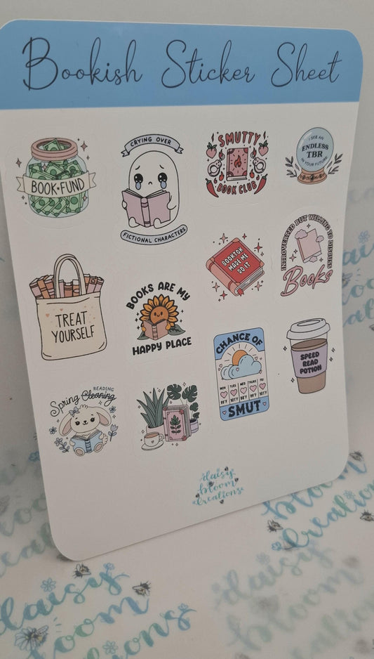 Bookish Sticker Sheet