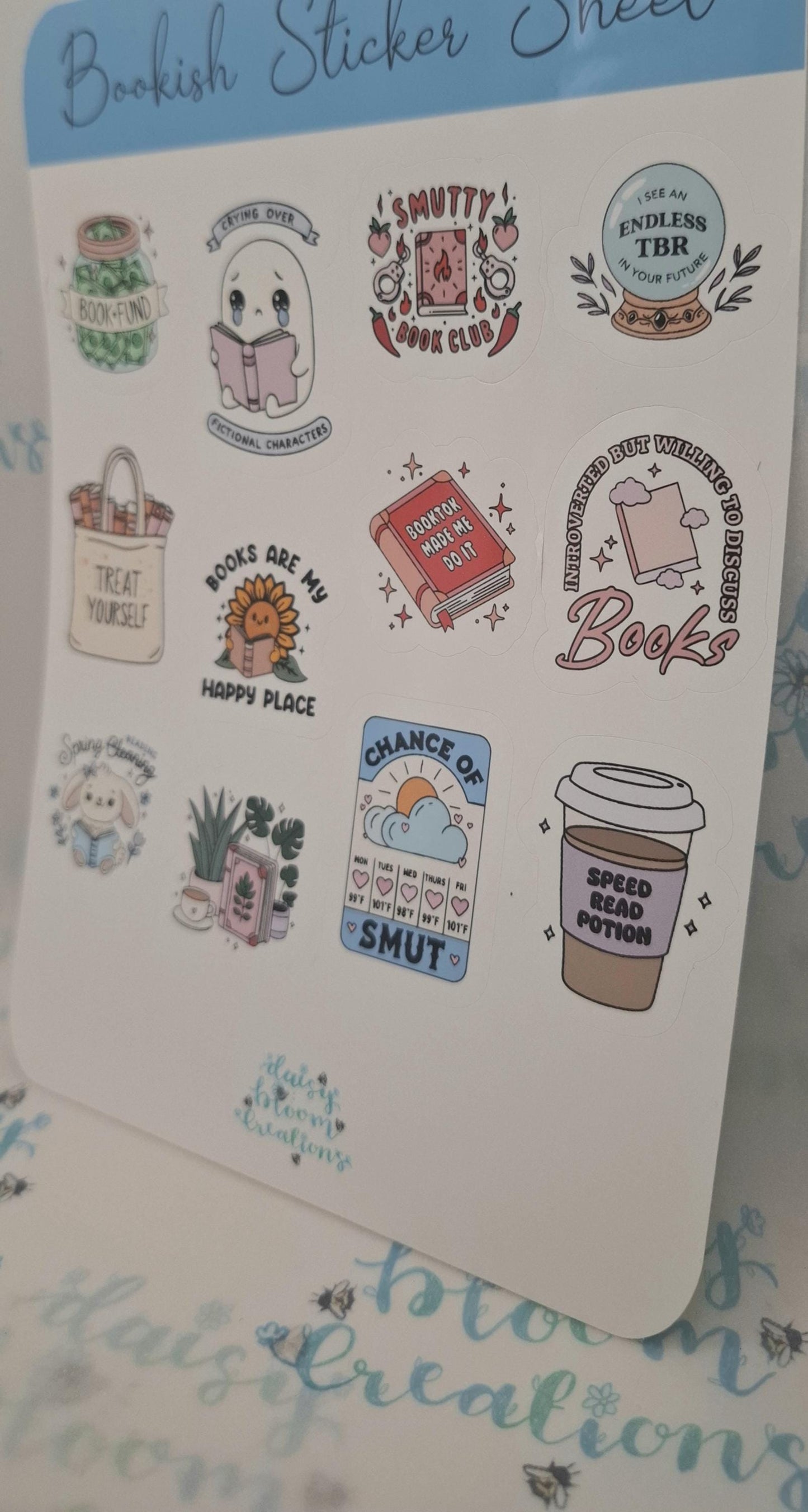 Bookish Sticker Sheet