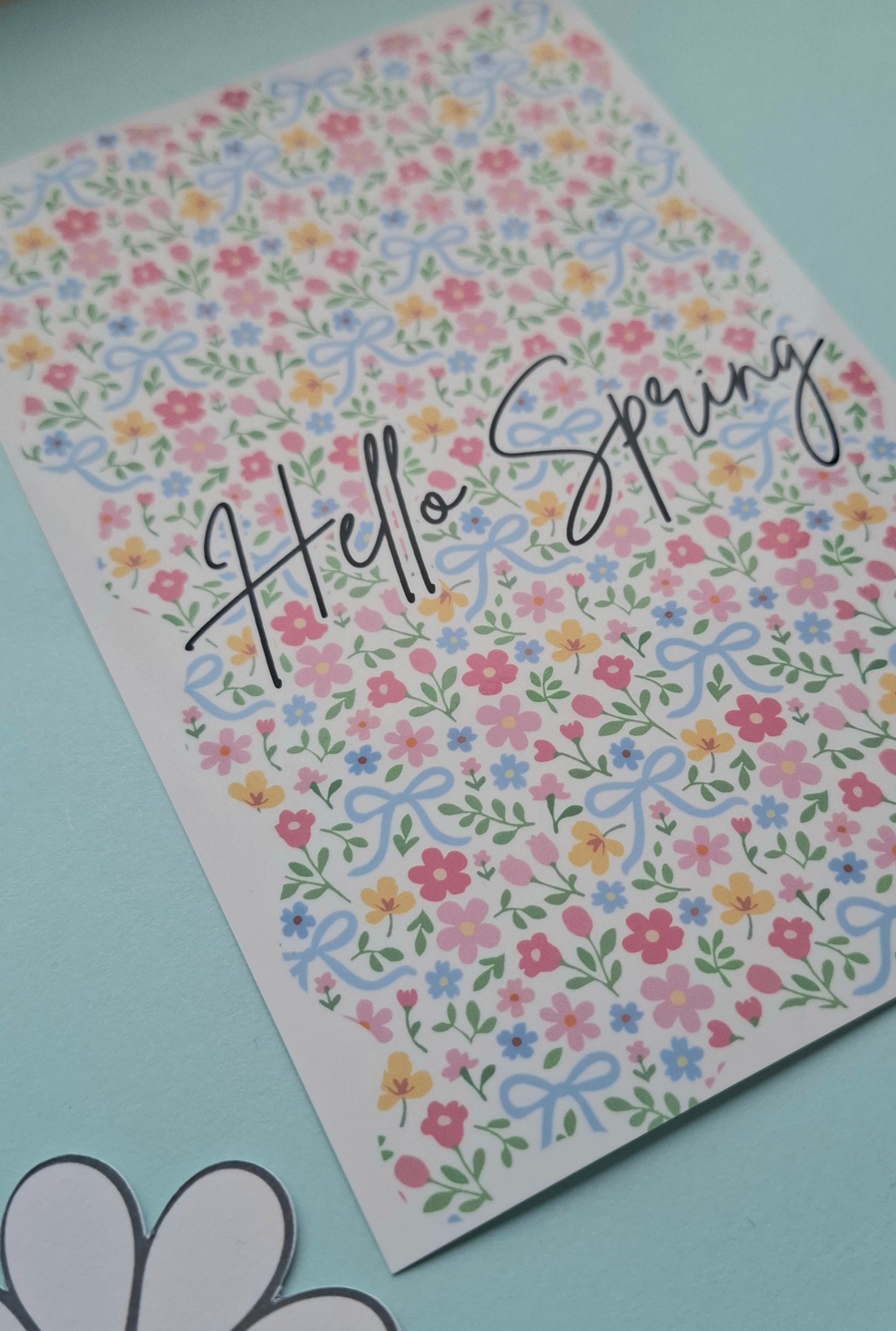 In Full Bloom Hello Spring Wall Art Print