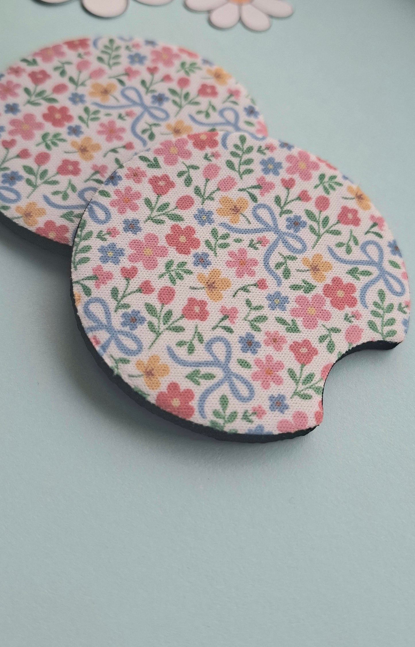 In Full Bloom Car Coasters