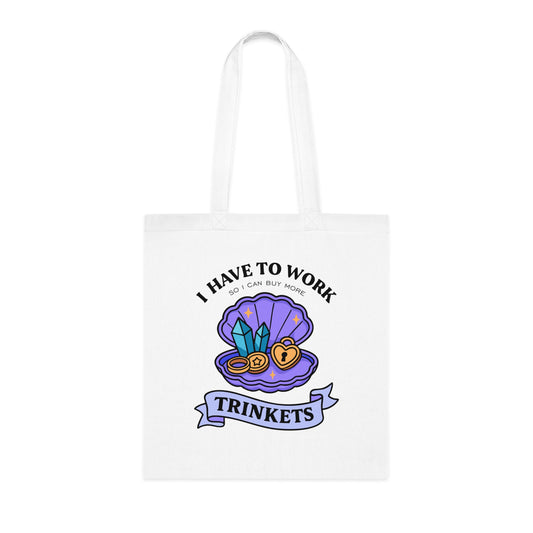 Trinkets Cotton Tote Bag