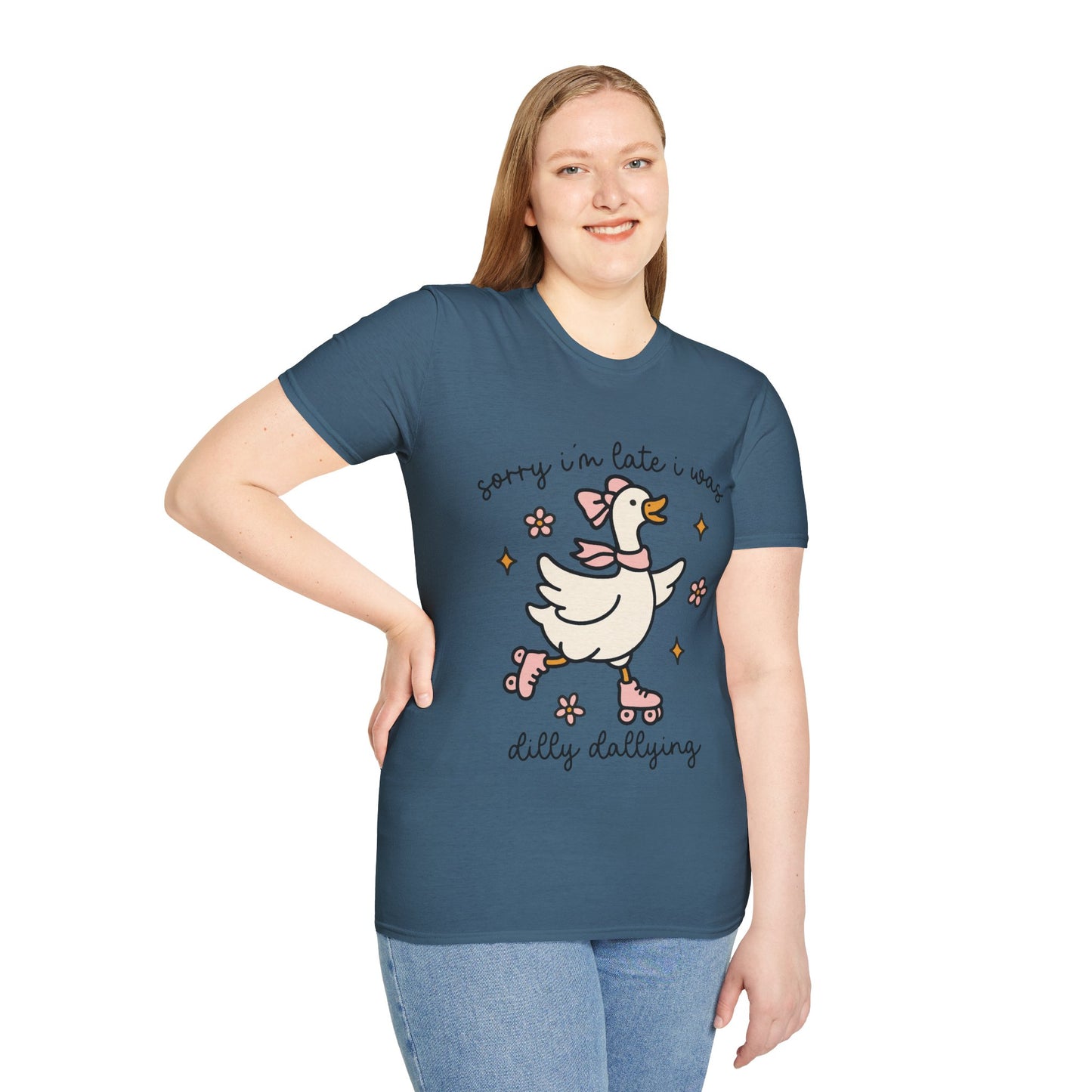 Sorry I'm Late Goose T-Shirt