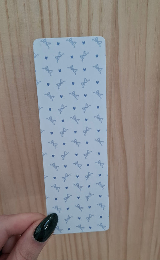 Blue Bows Bookmark
