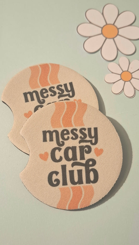 Messy Car Club Car Coasters