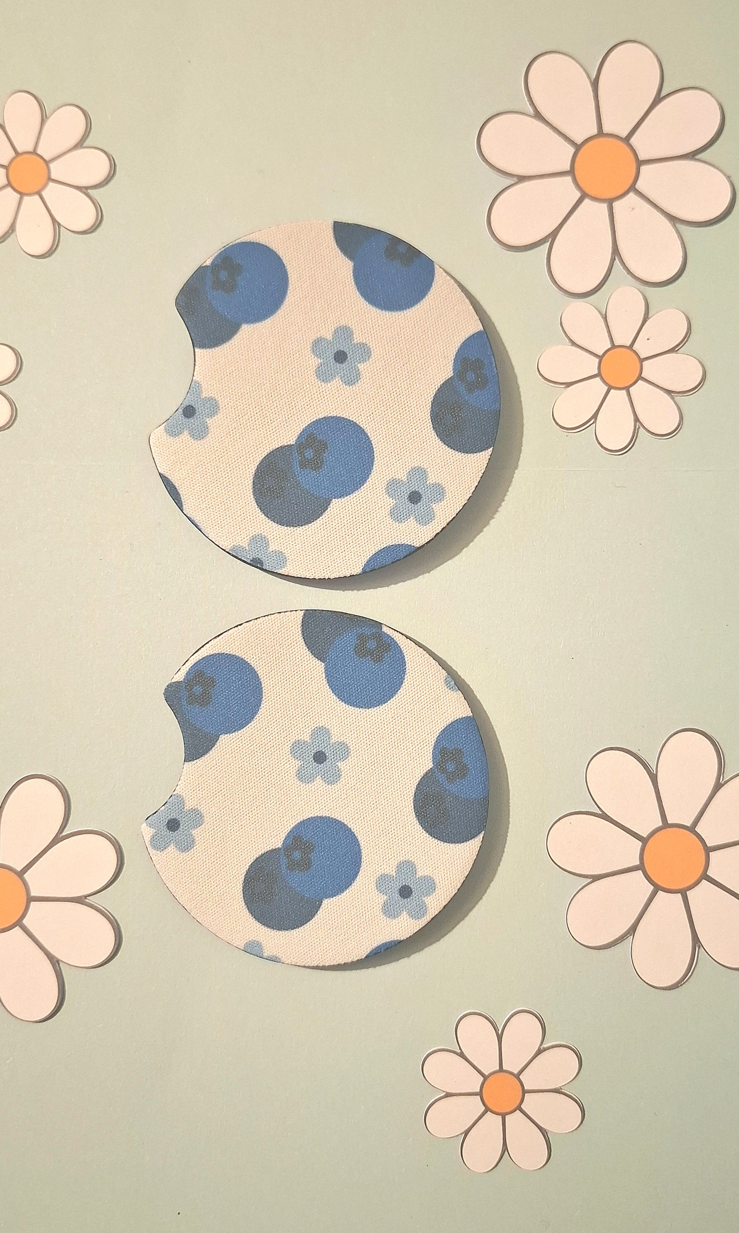 Blueberry Car Coaster