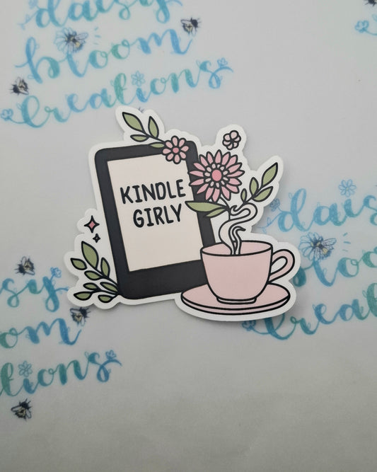 Kindle Girly Sticker
