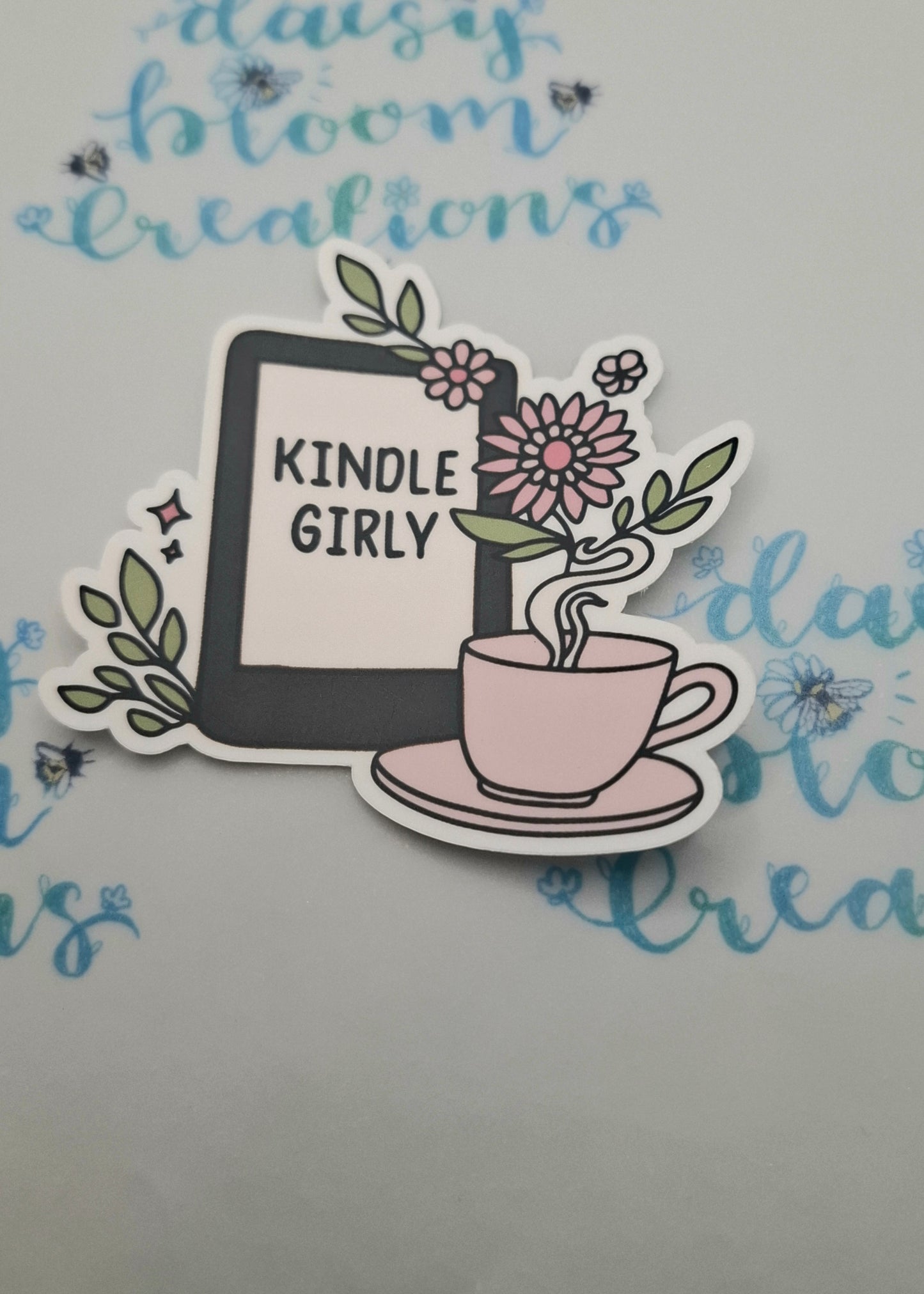 Kindle Girly Sticker