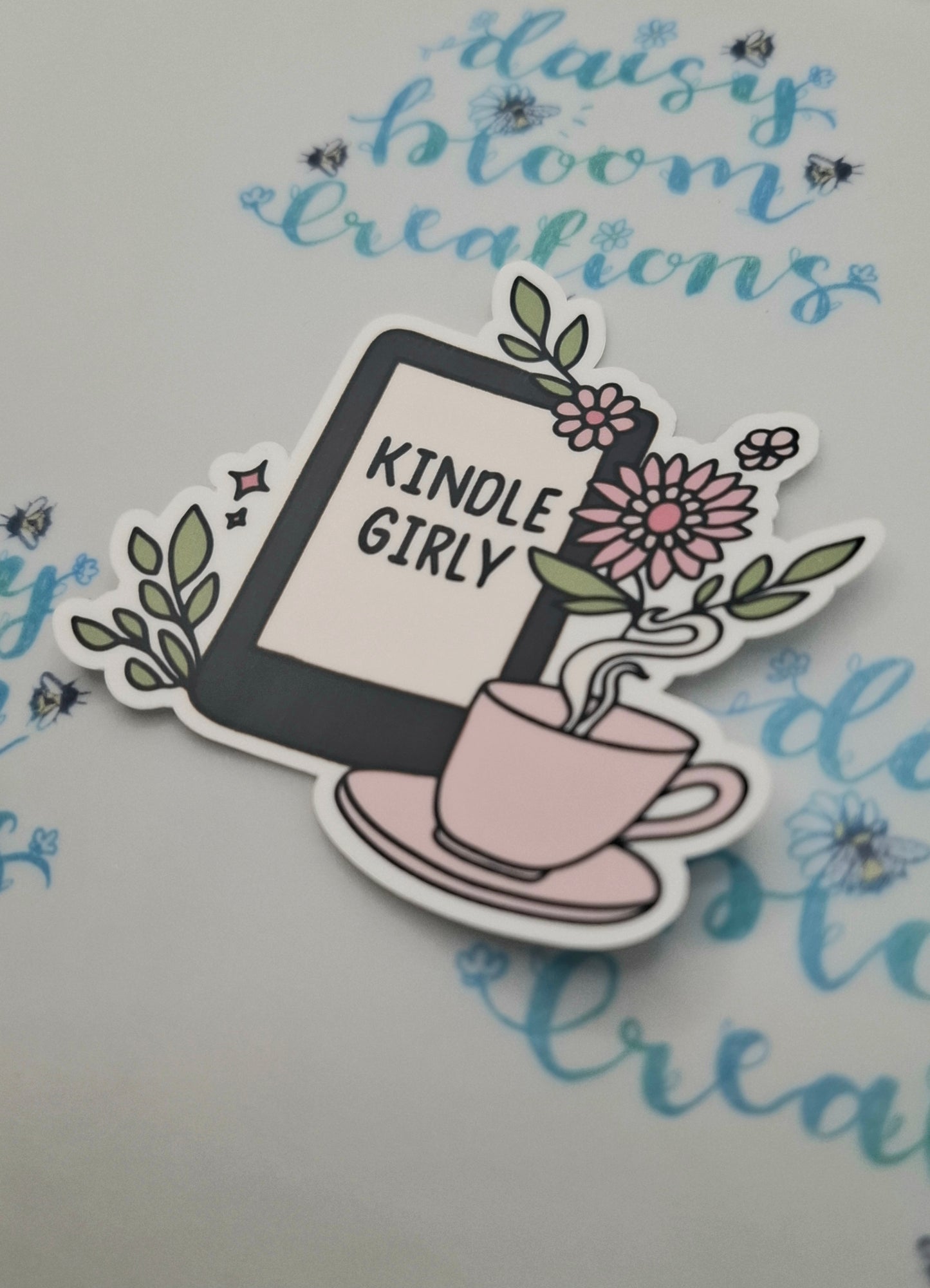 Kindle Girly Sticker