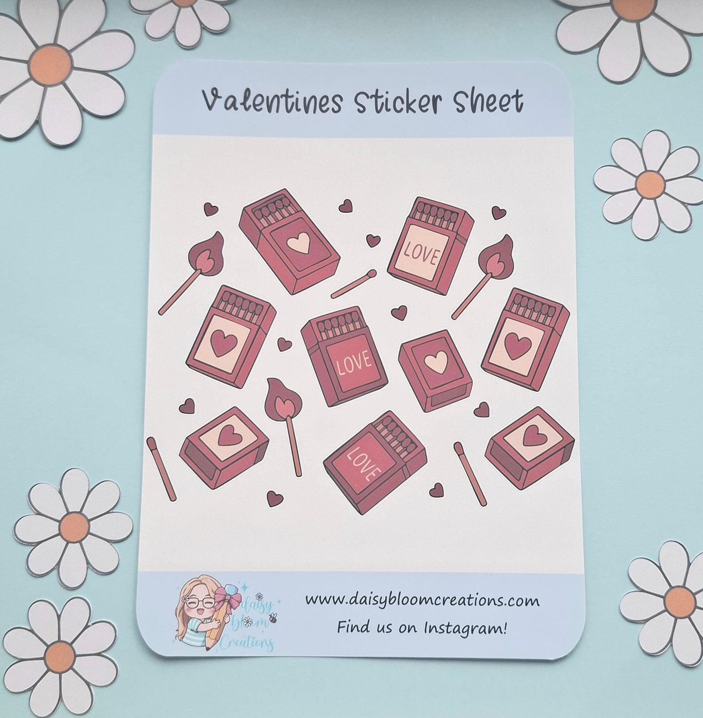 Valentines Sticker Sheet
