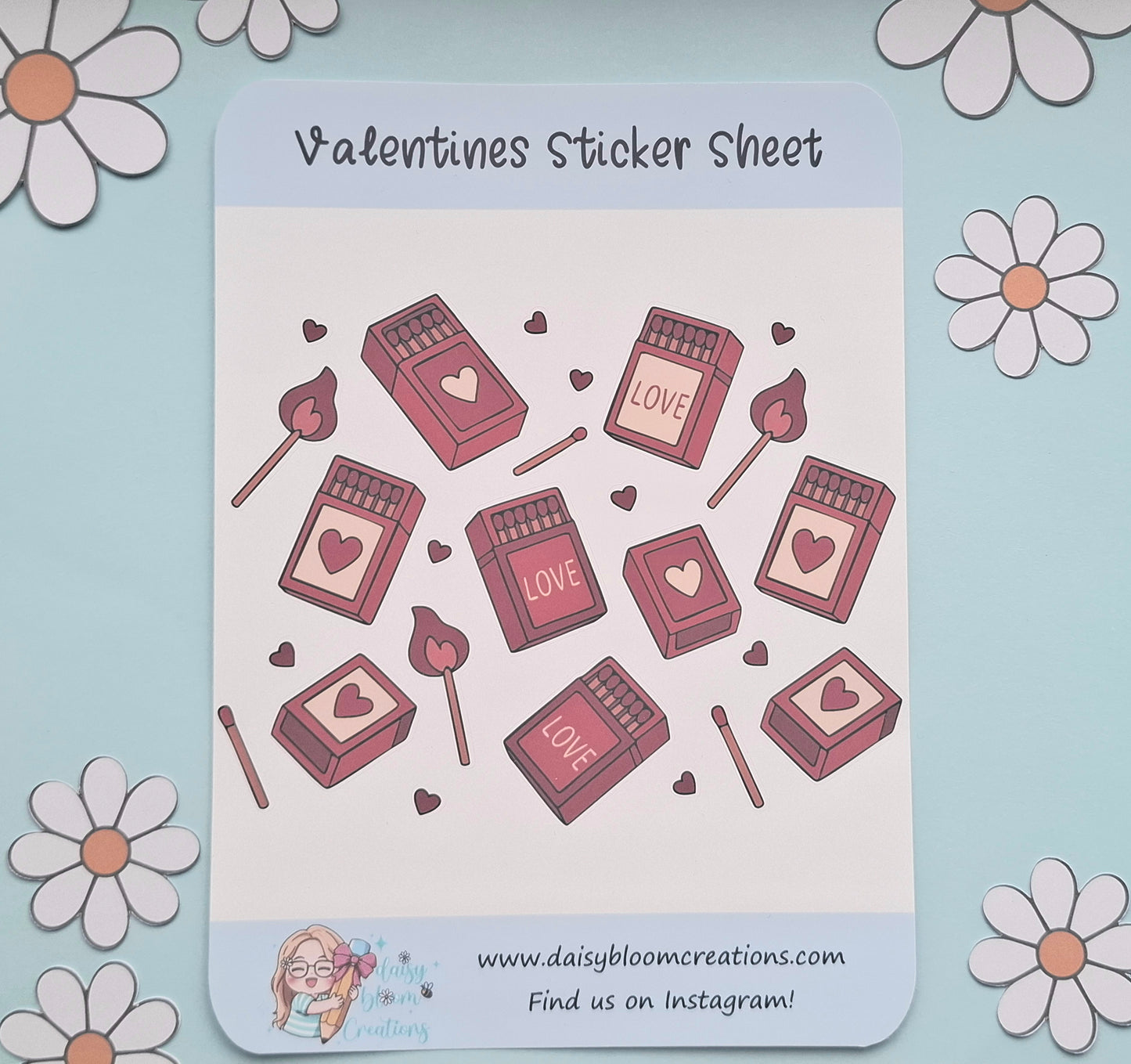 Valentines Sticker Sheet