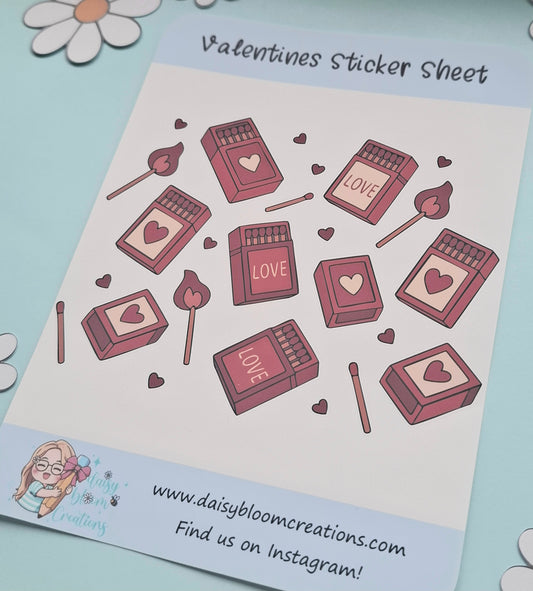 Valentines Sticker Sheet