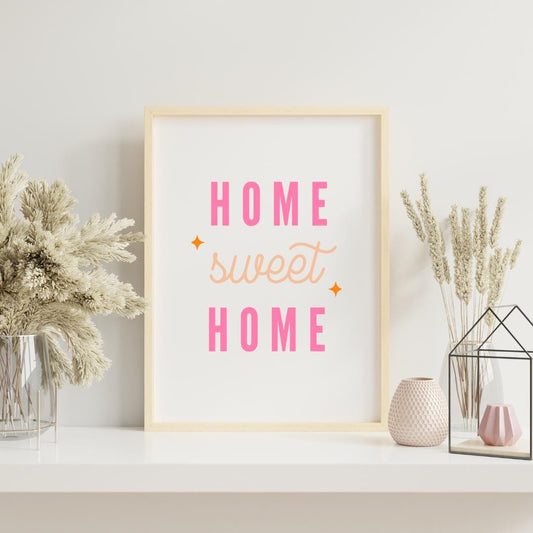 Home Sweet Home Wall Art Print