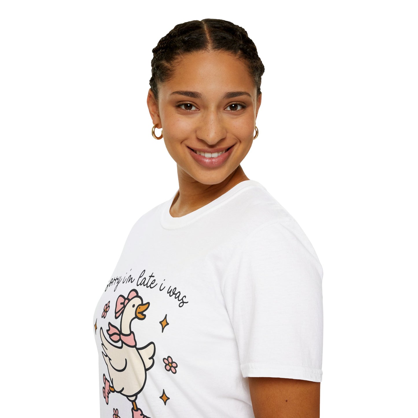 Sorry I'm Late Goose T-Shirt
