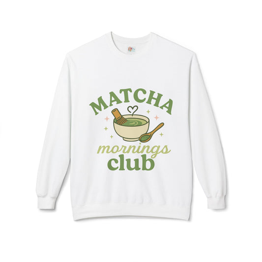 Matcha Mornings Crewneck Sweatshirt