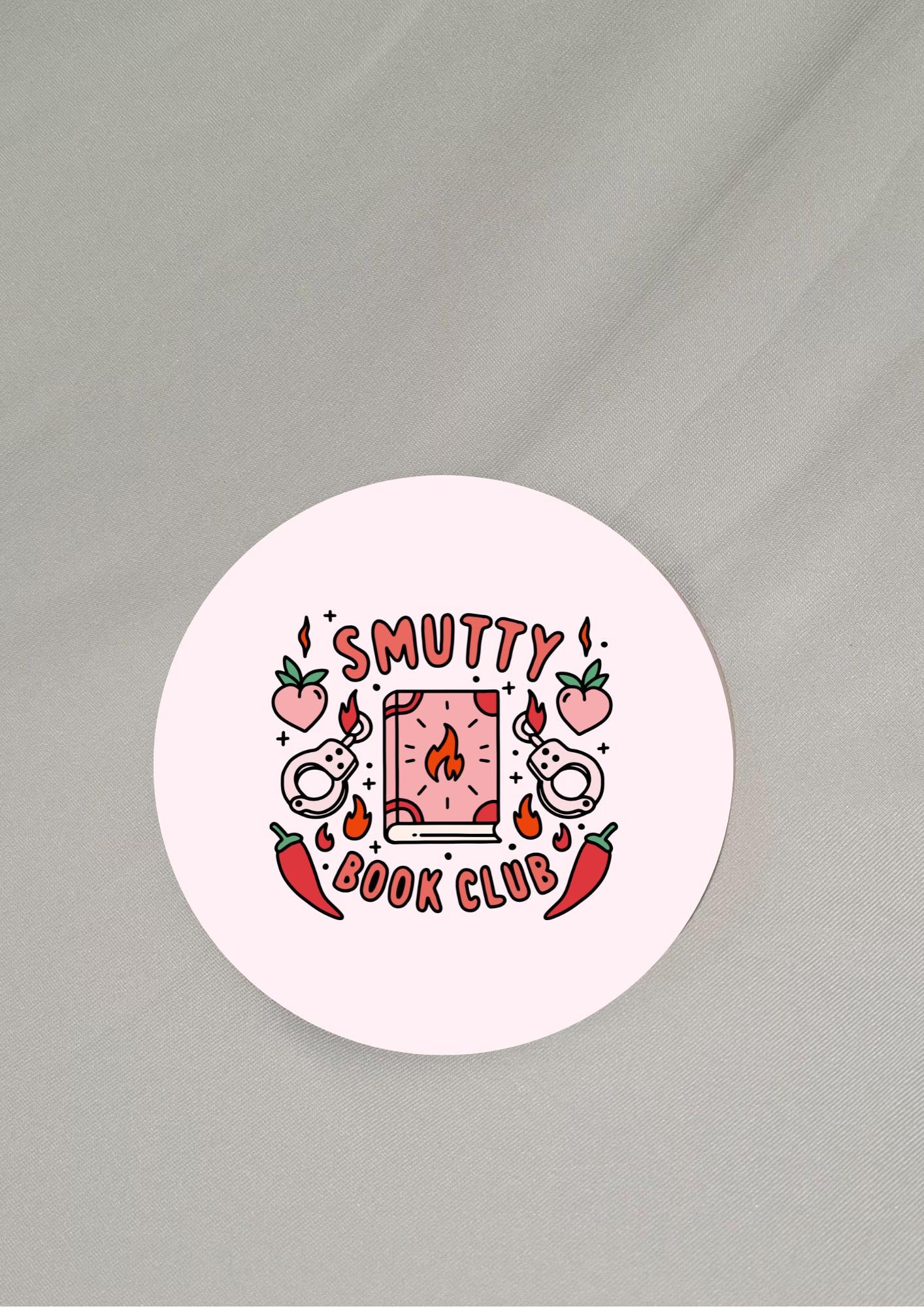 Smutty Book Club Coaster