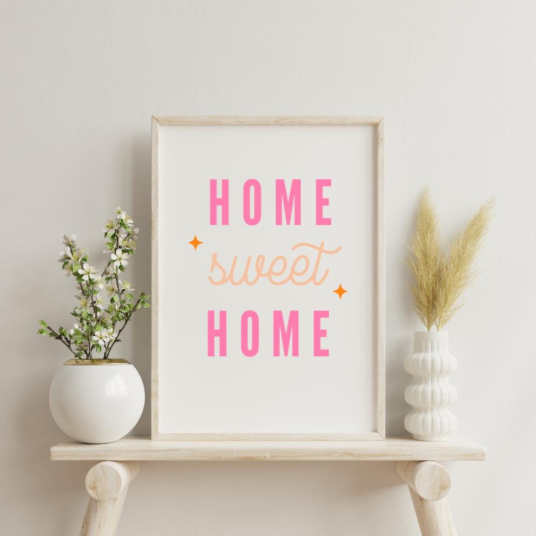Home Sweet Home Wall Art Print