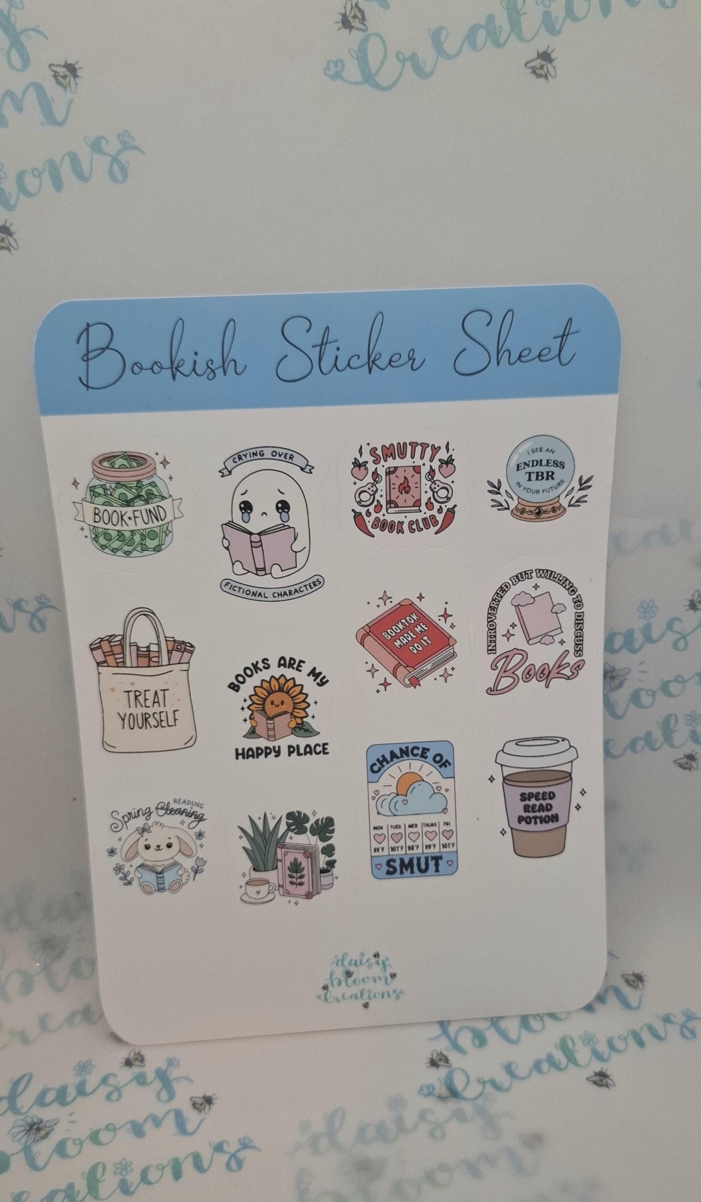 Bookish Sticker Sheet