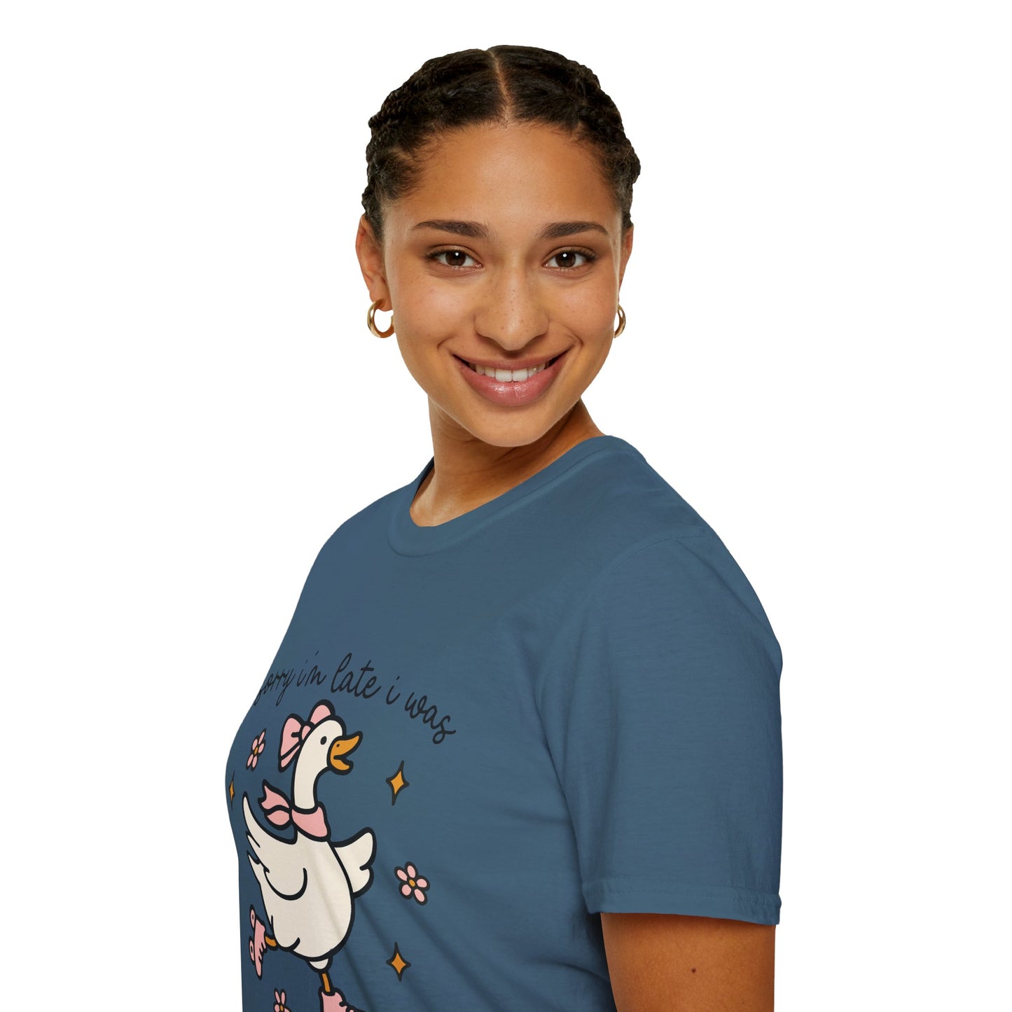 Sorry I'm Late Goose T-Shirt