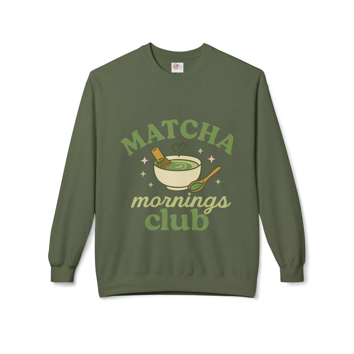 Matcha Mornings Crewneck Sweatshirt