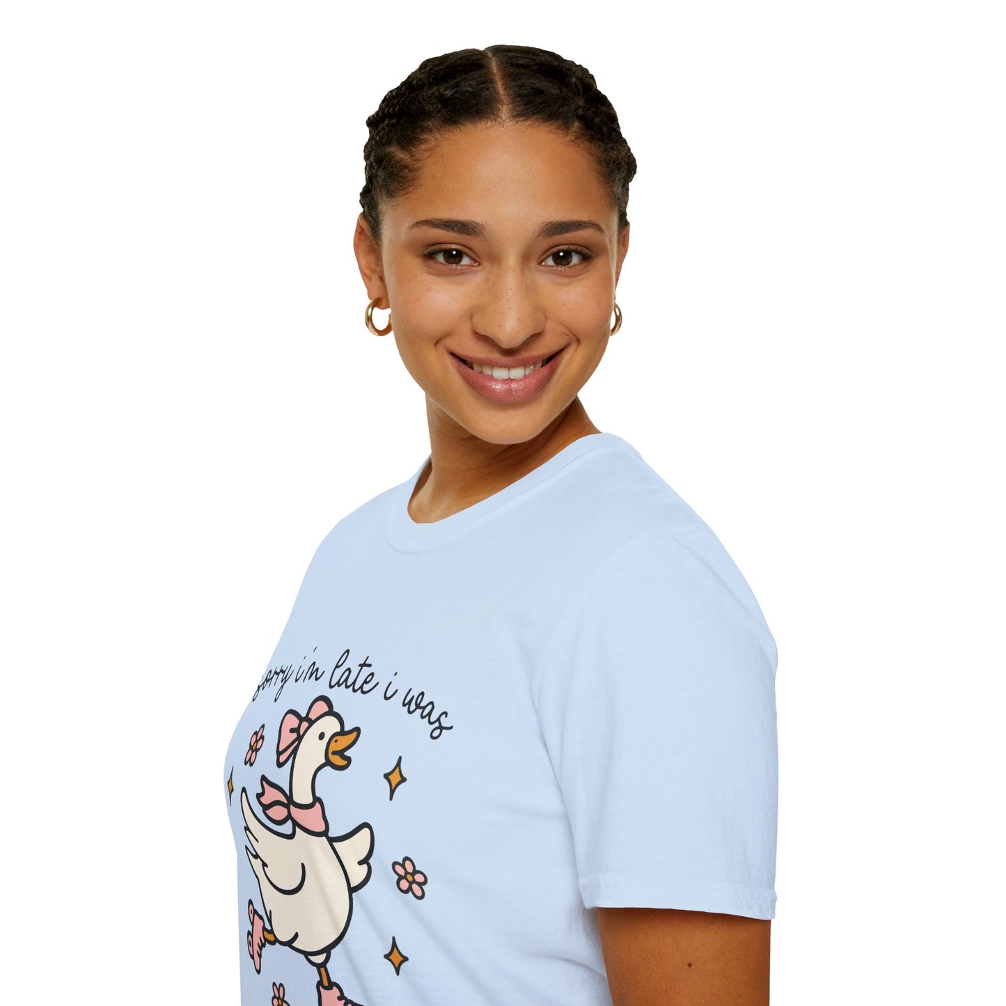 Sorry I'm Late Goose T-Shirt
