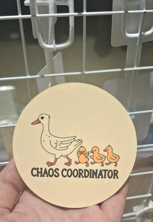 Chaos Coordinator Duck Coaster