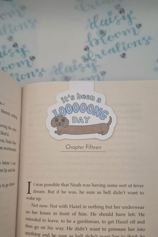 It's been a long day Sausage Dog Magnetic Bookmark