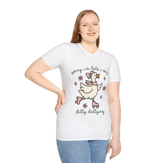 Sorry I'm Late Goose T-Shirt