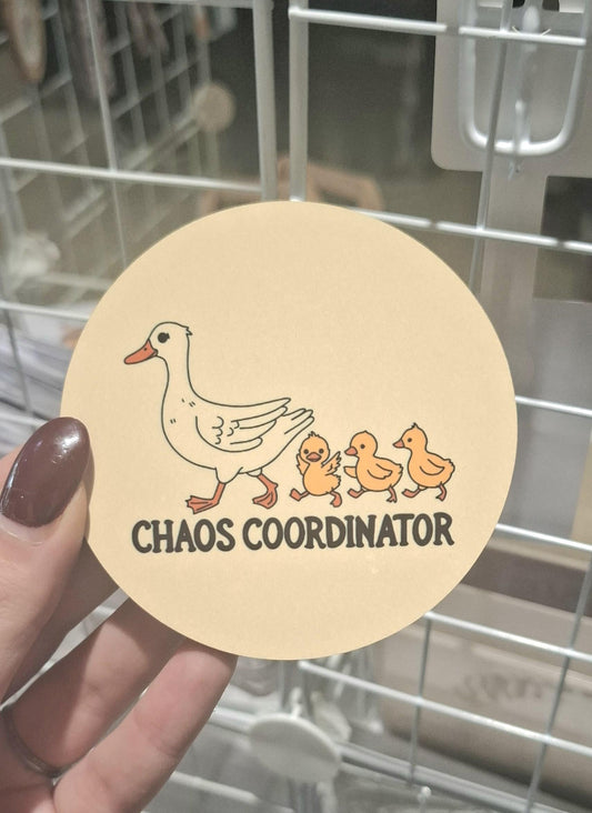Chaos Coordinator Duck Coaster