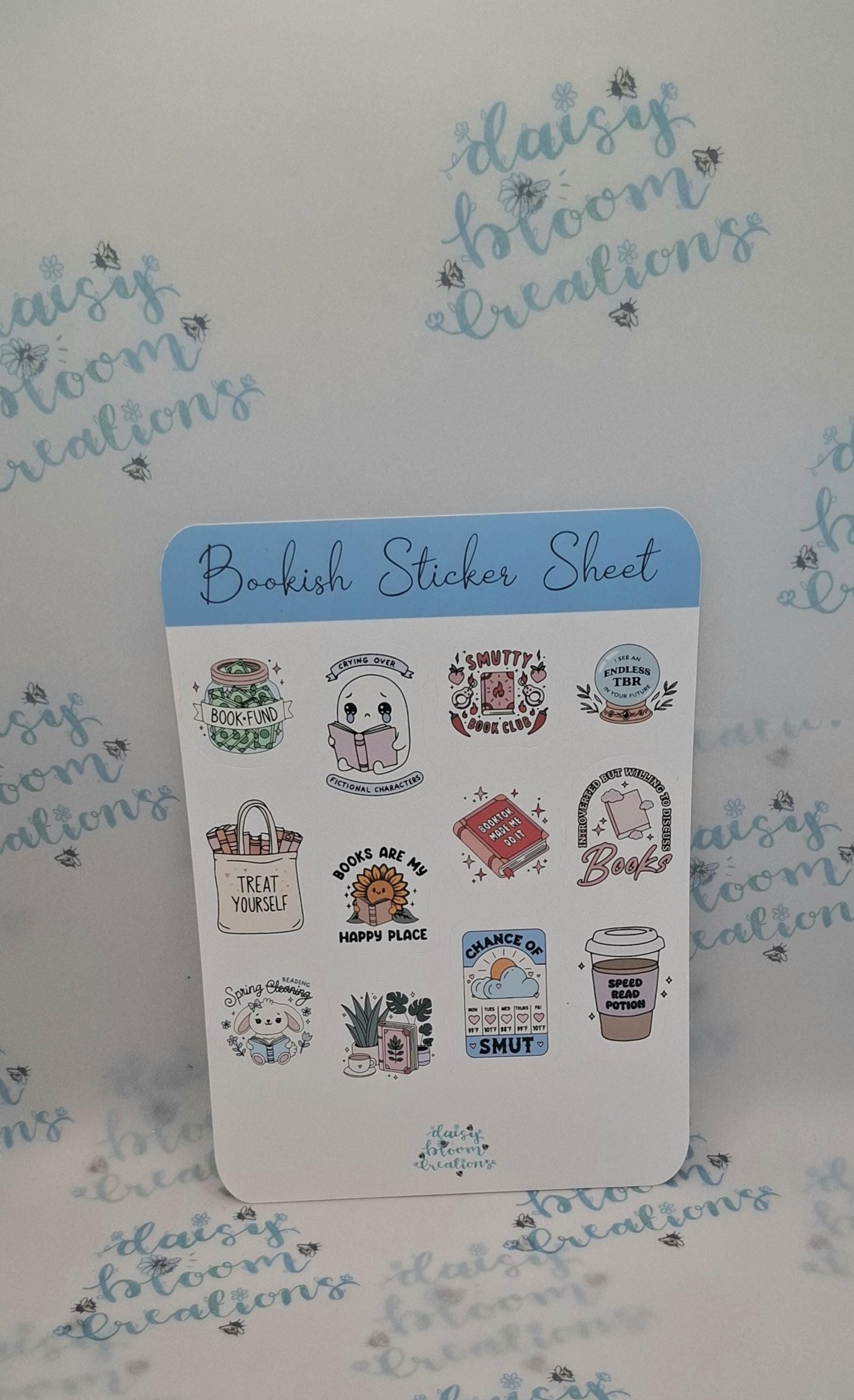 Bookish Sticker Sheet