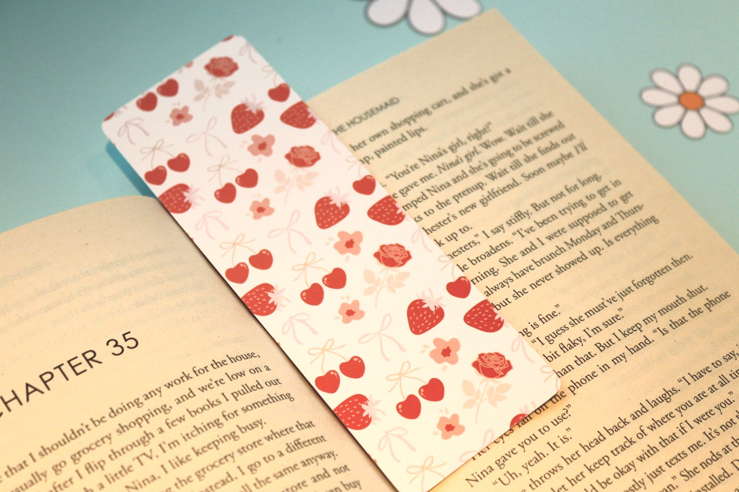 Strawberry Croquette Bookmark