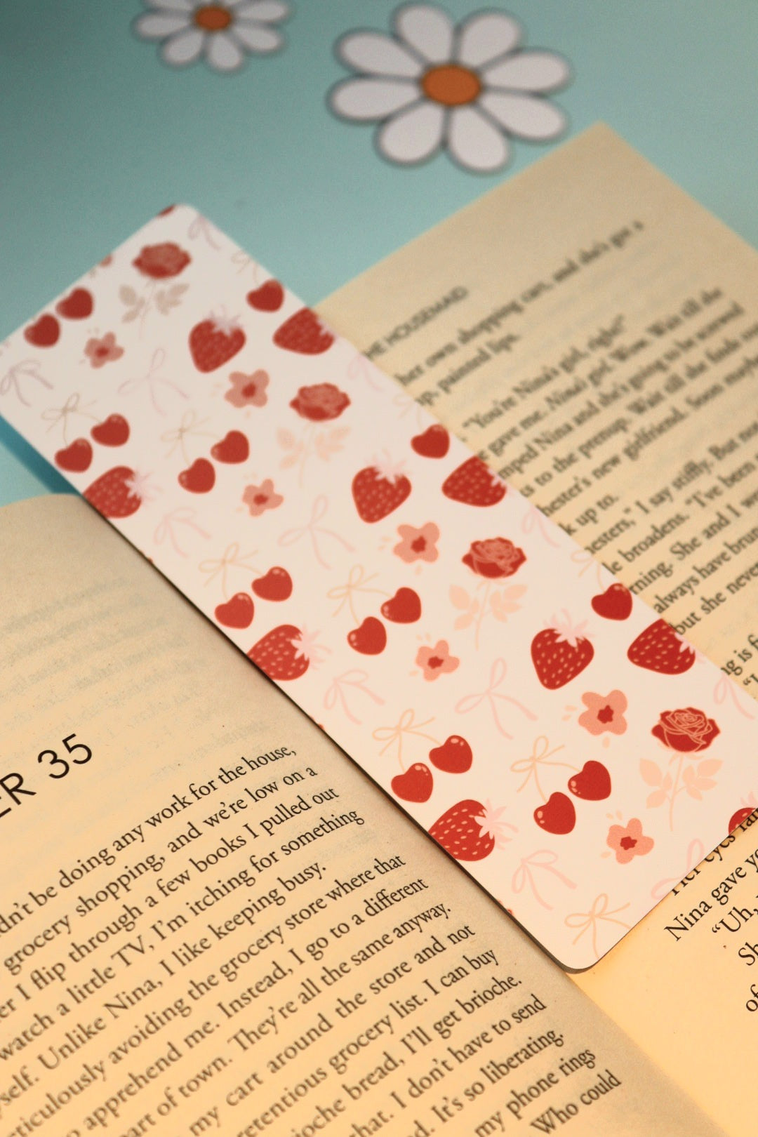 Strawberry Croquette Bookmark