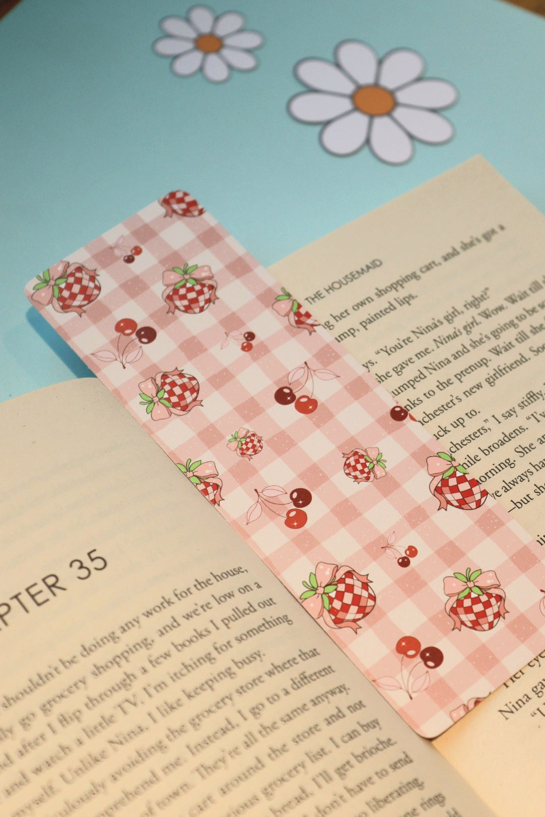 Strawberry Disco Bookmark