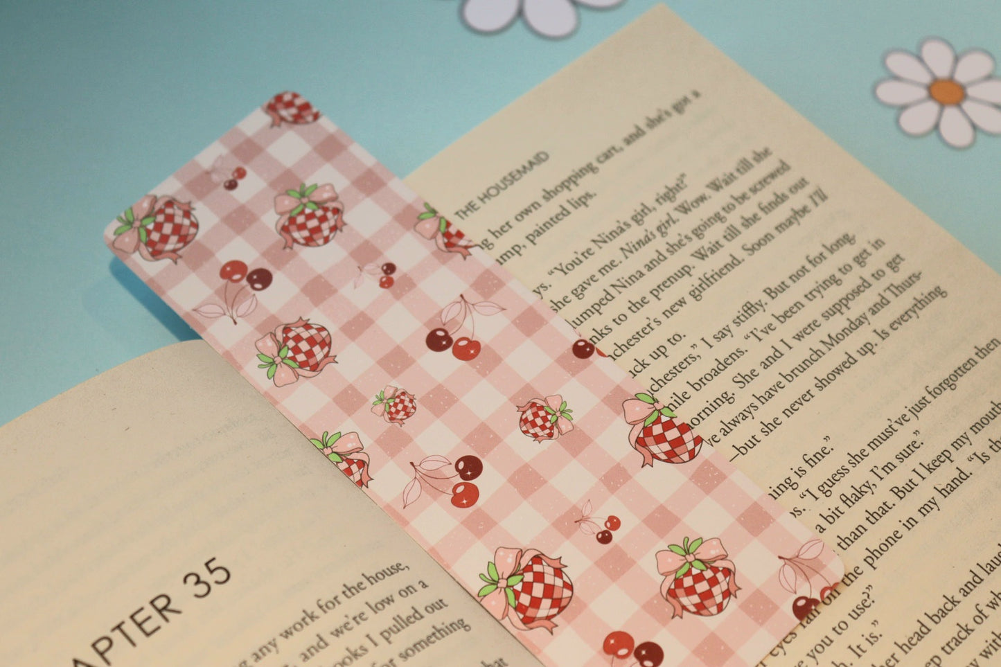 Strawberry Disco Bookmark