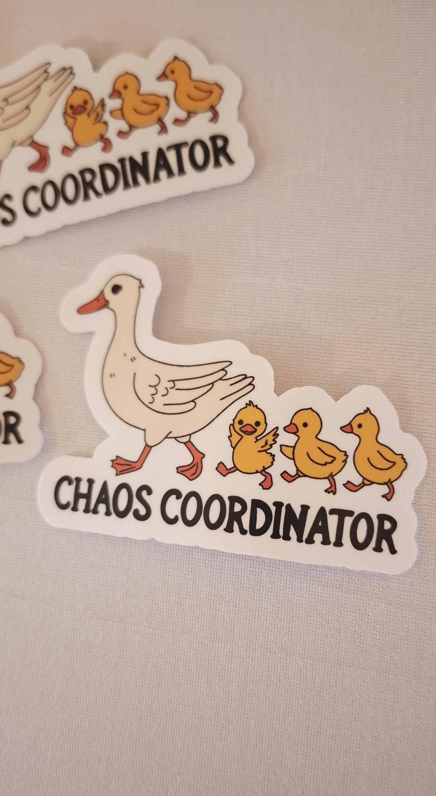Chaos coordinator Duck Sticker