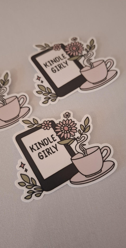Kindle Girly Sticker