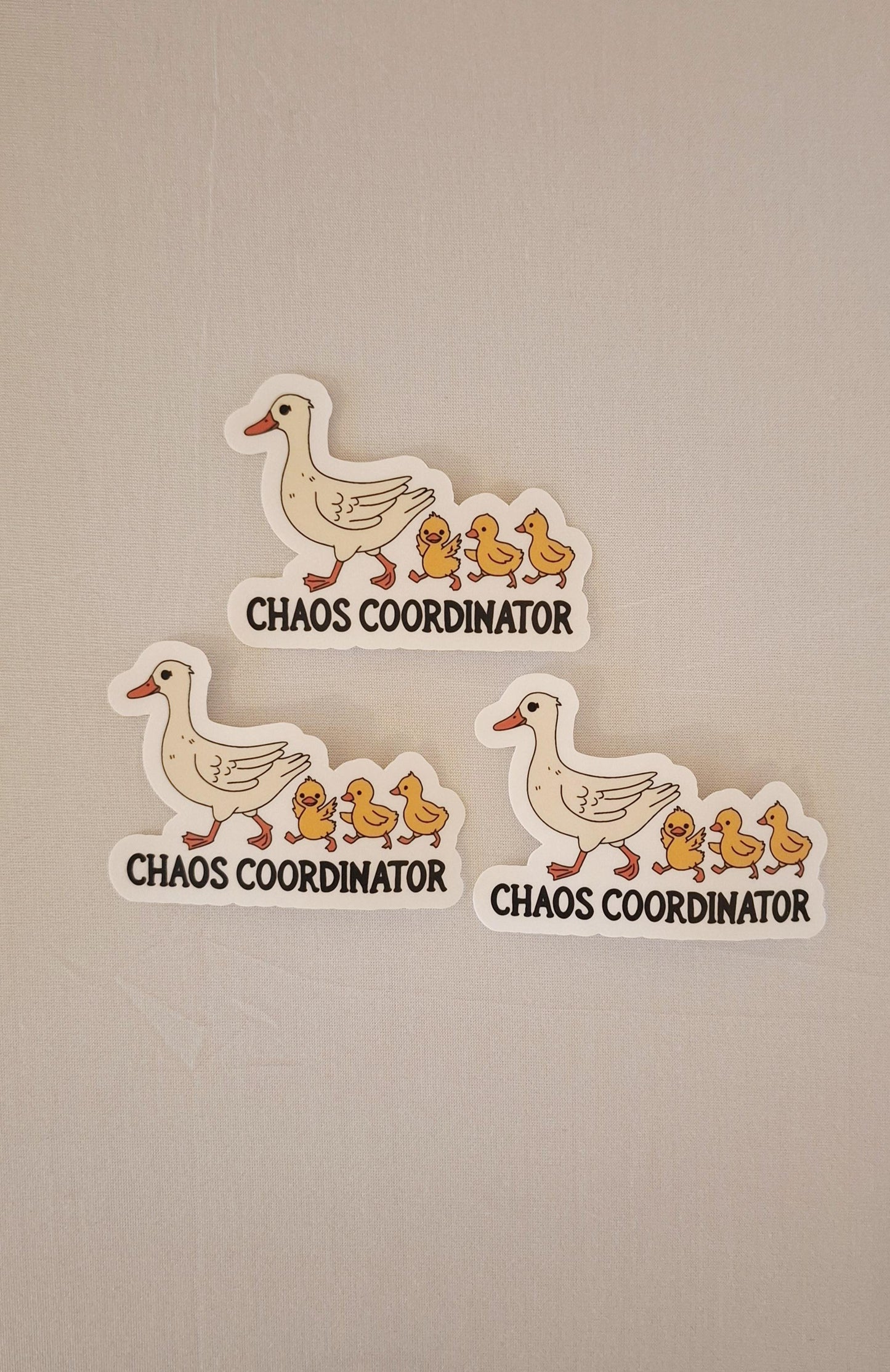 Chaos coordinator Duck Sticker