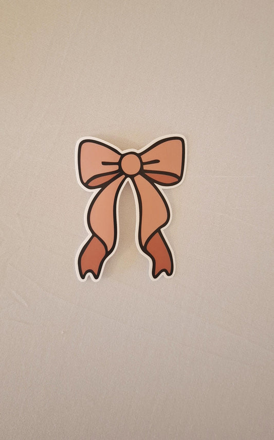 Pink bow Sticker