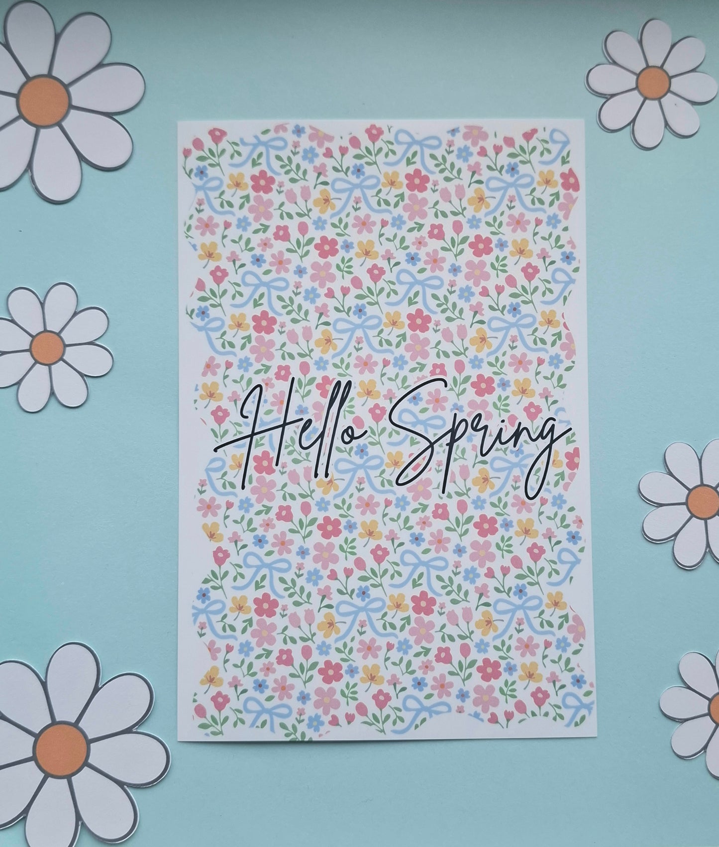 In Full Bloom Hello Spring Wall Art Print