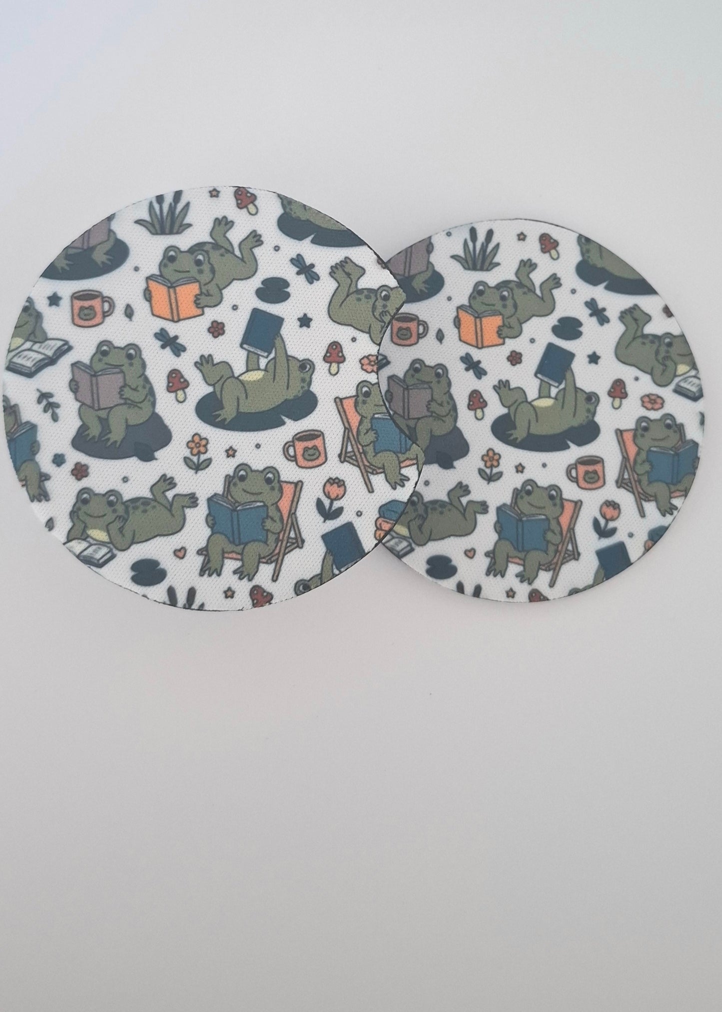 Reading Froggies Car Coasters