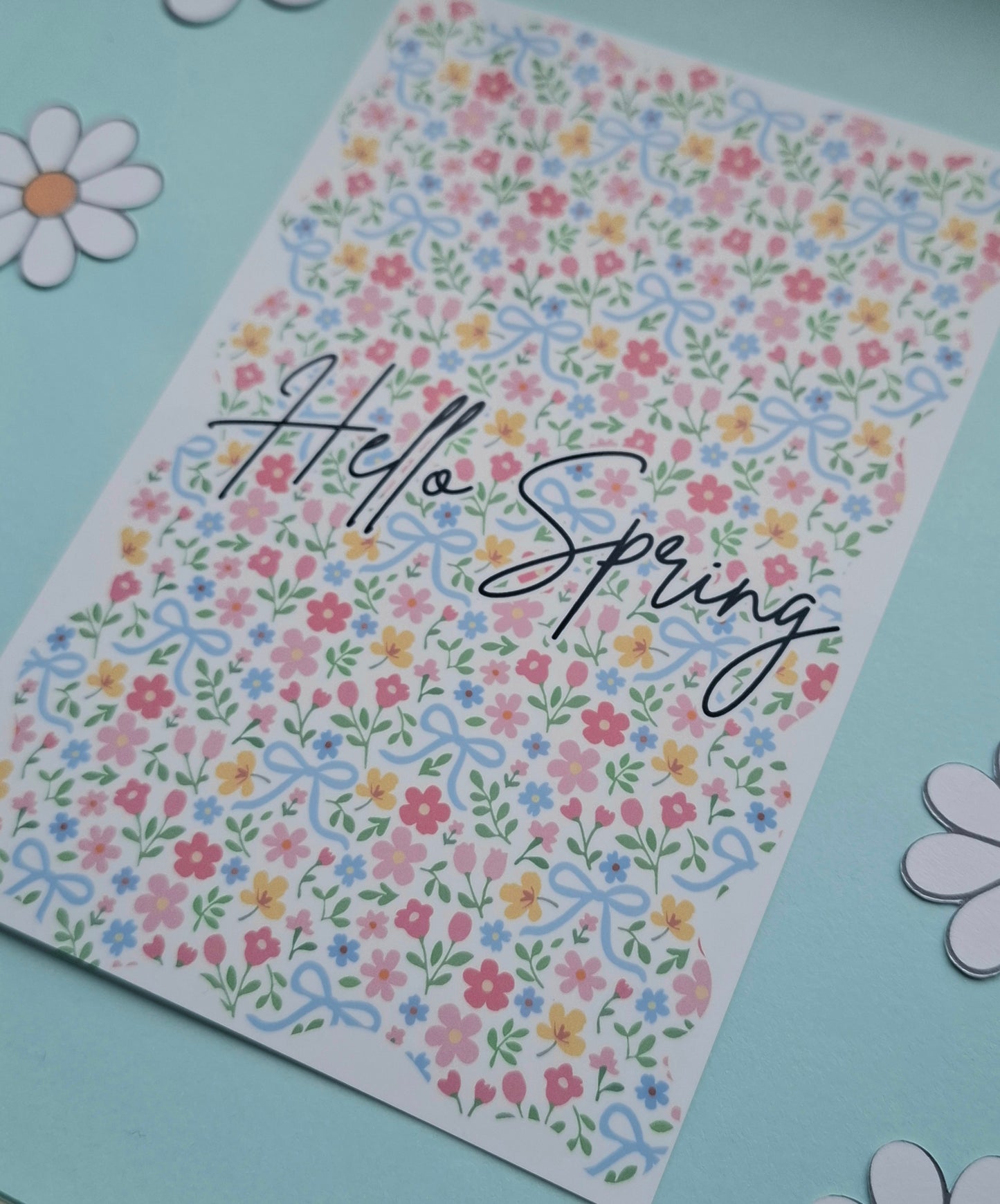 In Full Bloom Hello Spring Wall Art Print