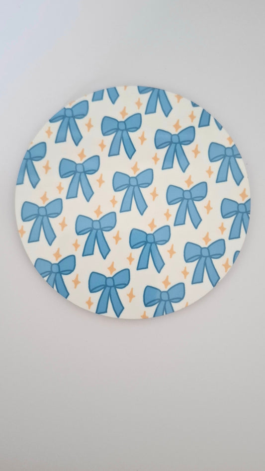 Blue Bows Coaster