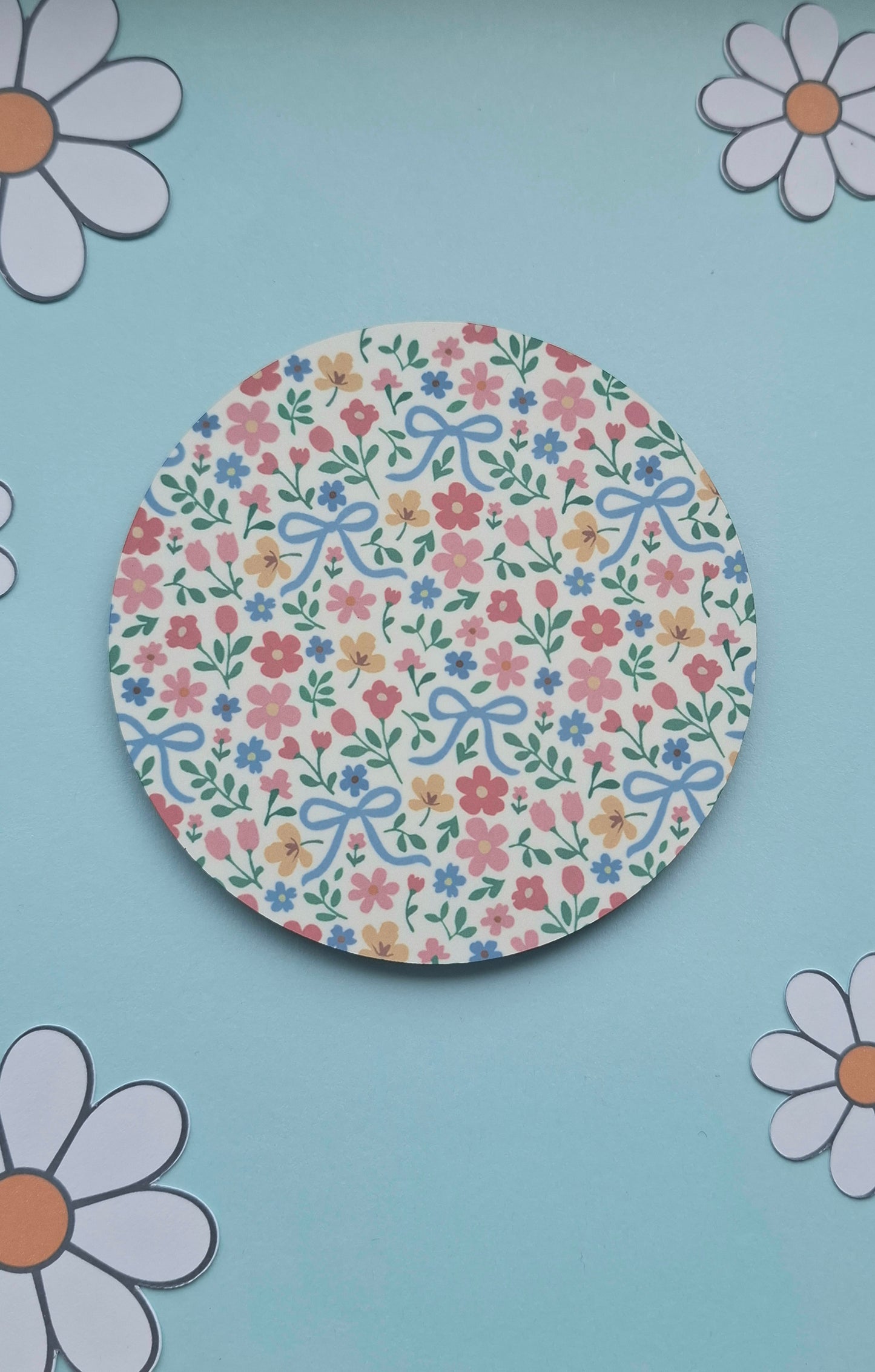 In Full Bloom Spring Pattern Coaster