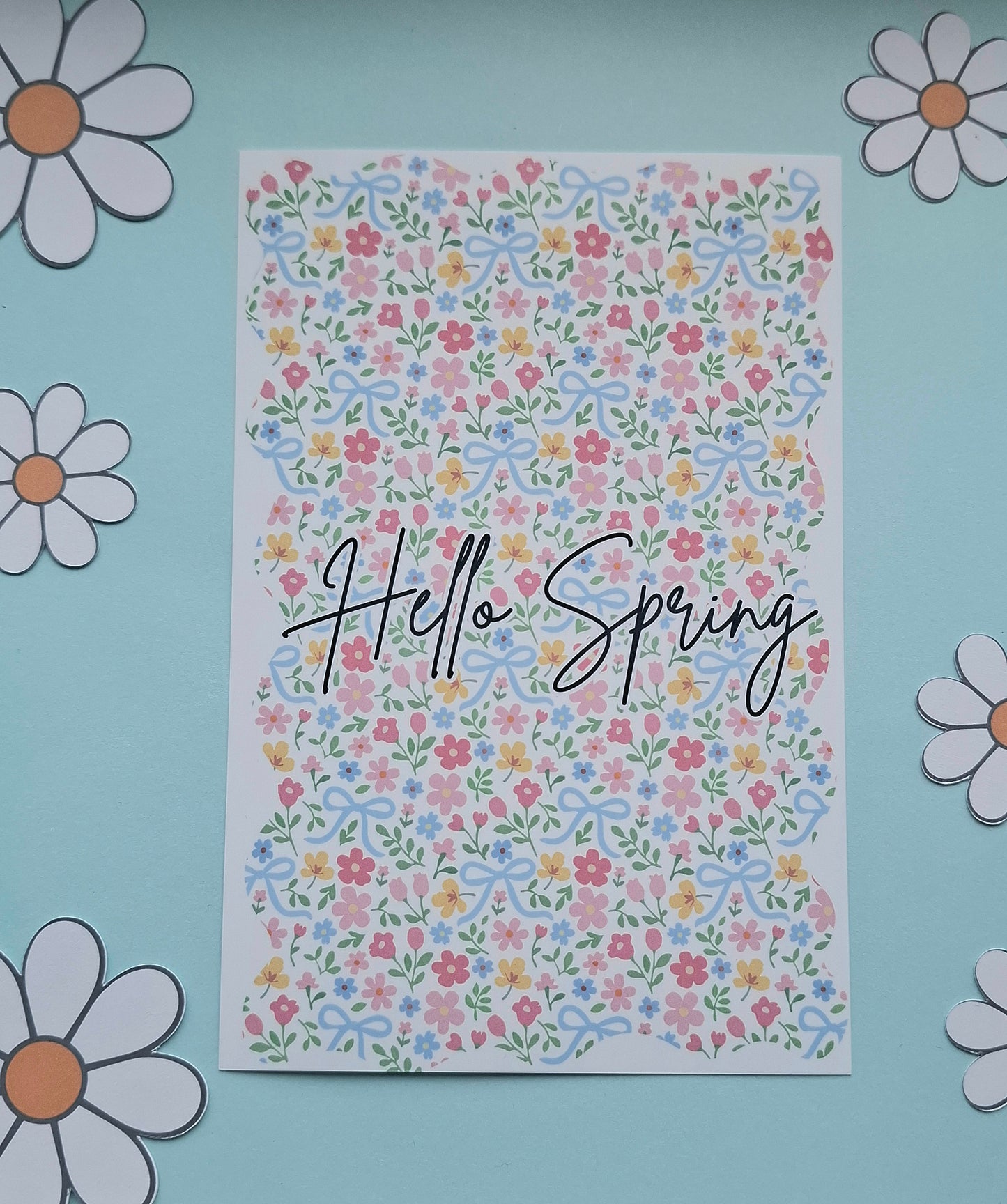 In Full Bloom Hello Spring Wall Art Print