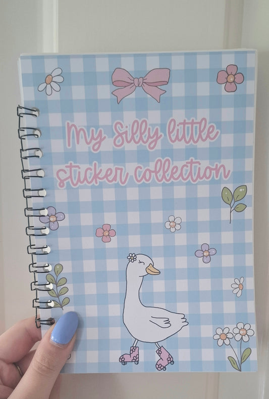 My Silly Little Sticker Collection Reusable Sticker Book A5