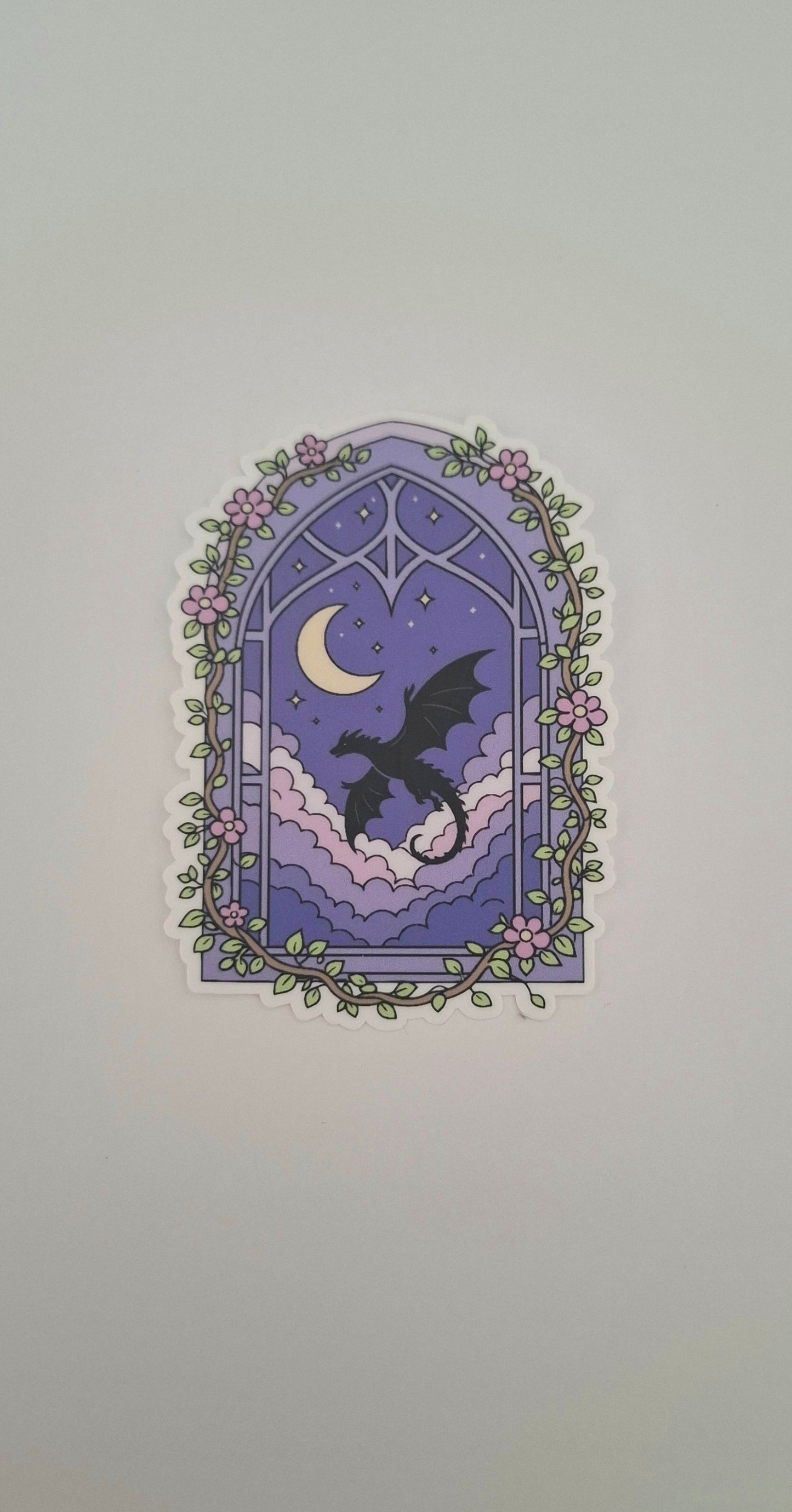 Dragon Window Die Cut Sticker