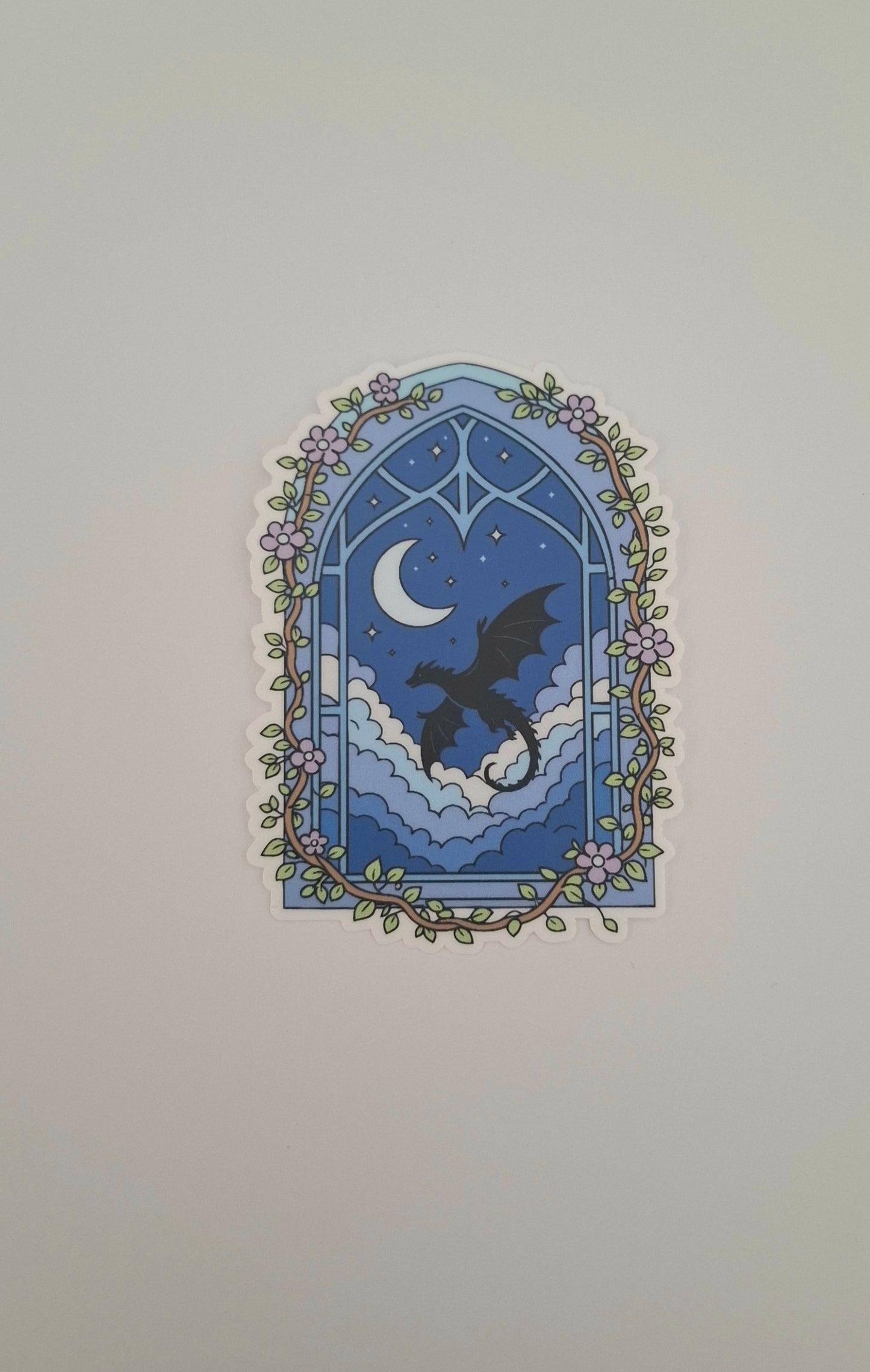 Dragon Window Die Cut Sticker