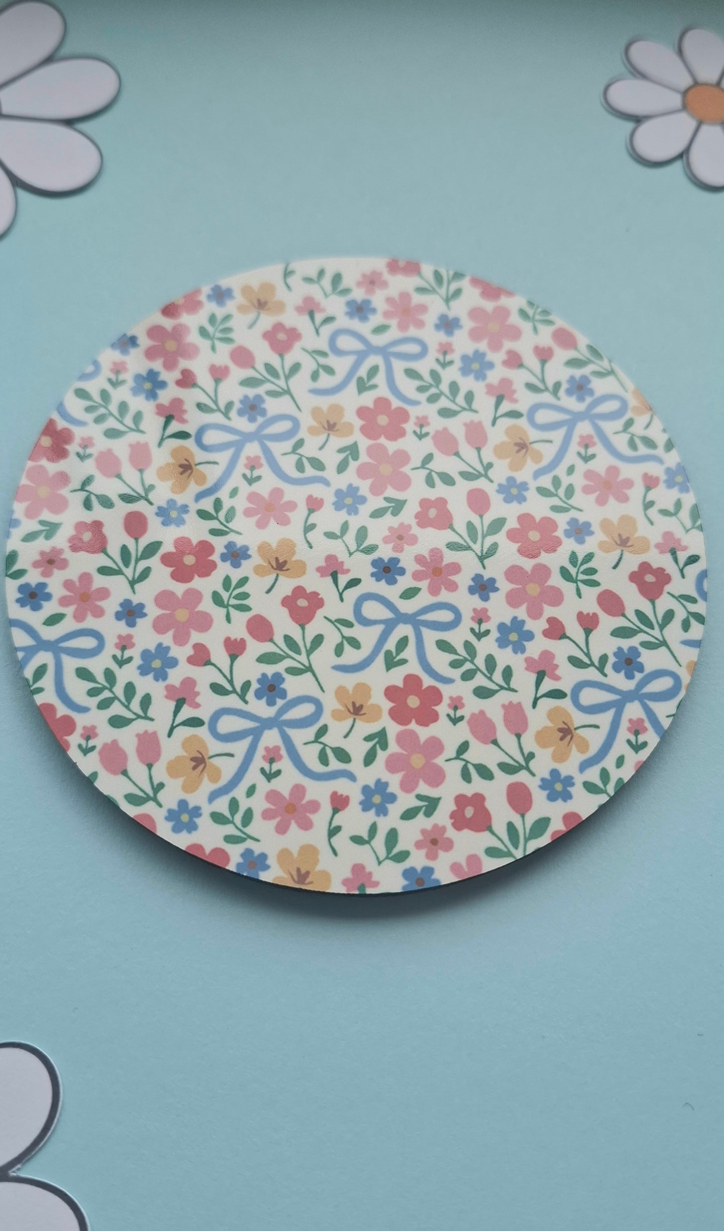 In Full Bloom Spring Pattern Coaster