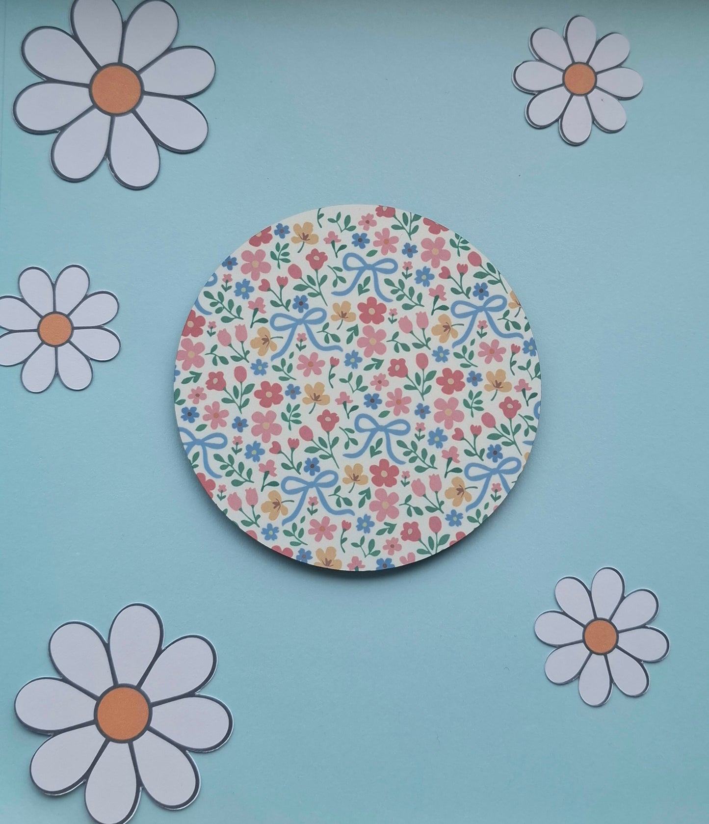 In Full Bloom Spring Pattern Coaster